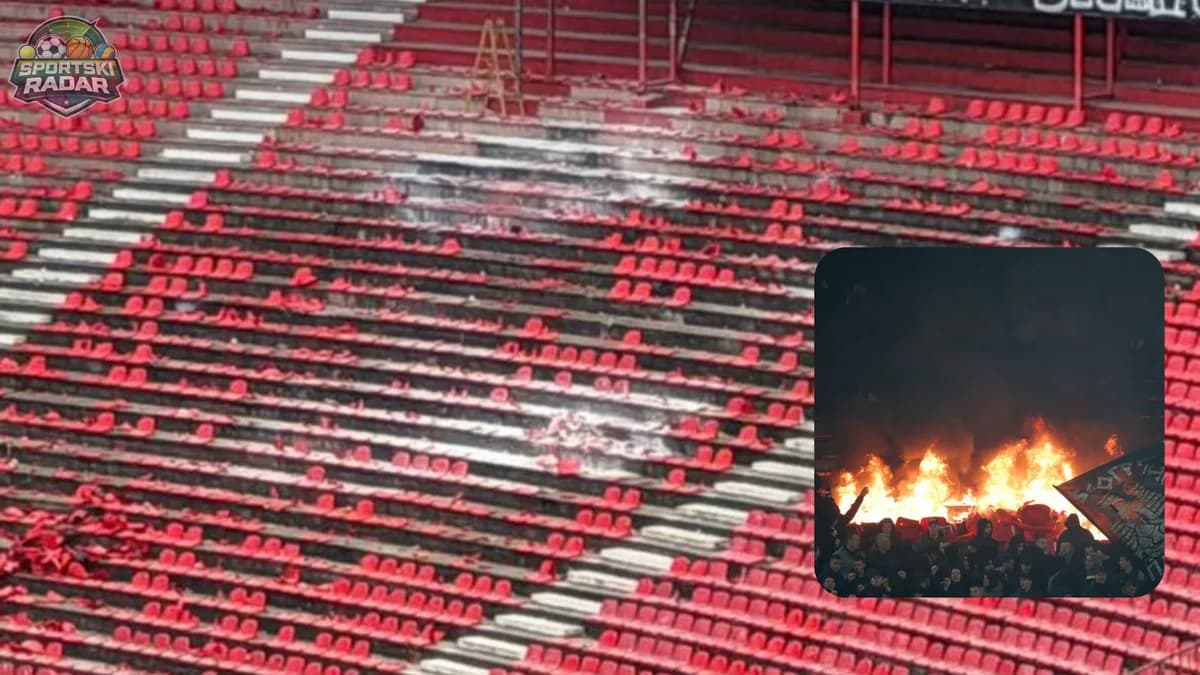 HAOS NA DERBIJU: Zapaljena tribina, šteta preko 200.000 evra!