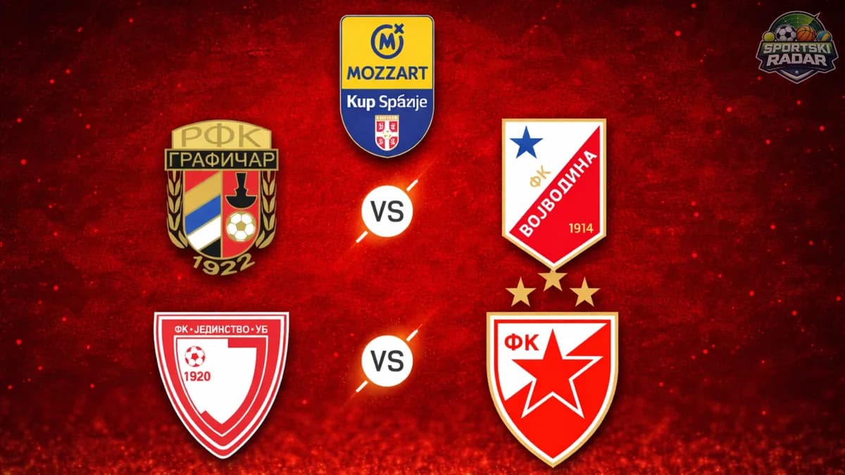 Polufinale Kupa Srbije: Poznati parovi, mečevi 29. aprila