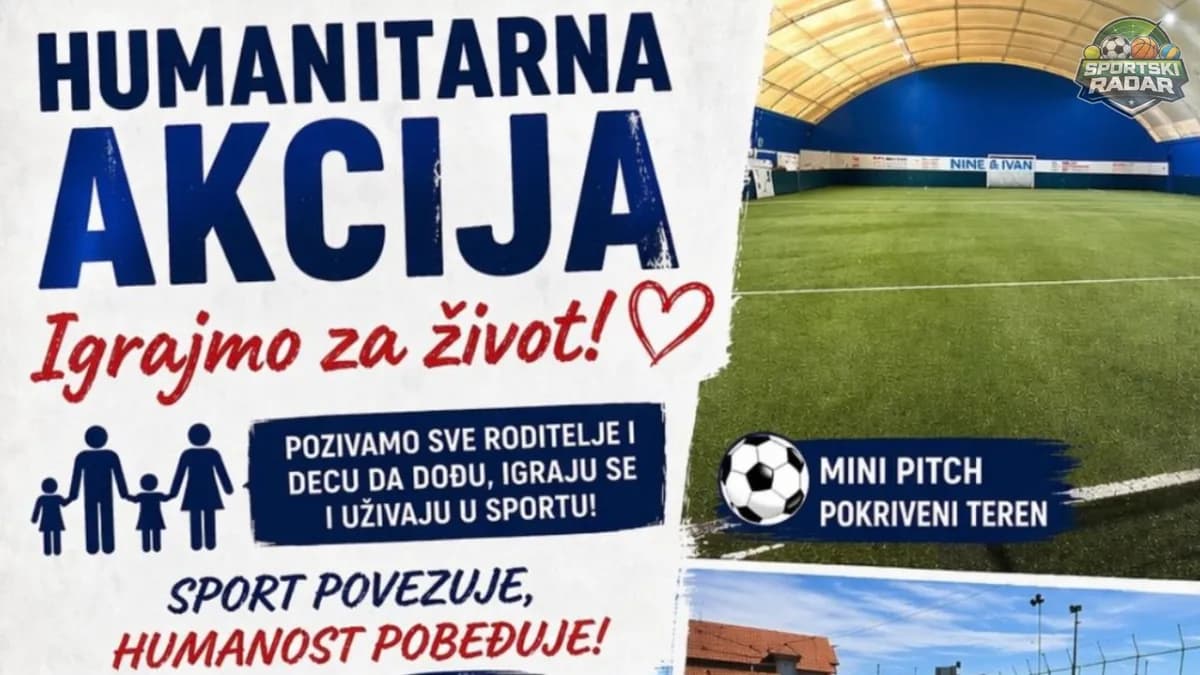 Humanitarna akcija „Igrajmo za život“ u Kraljevu – sport za pomoć malom Balši