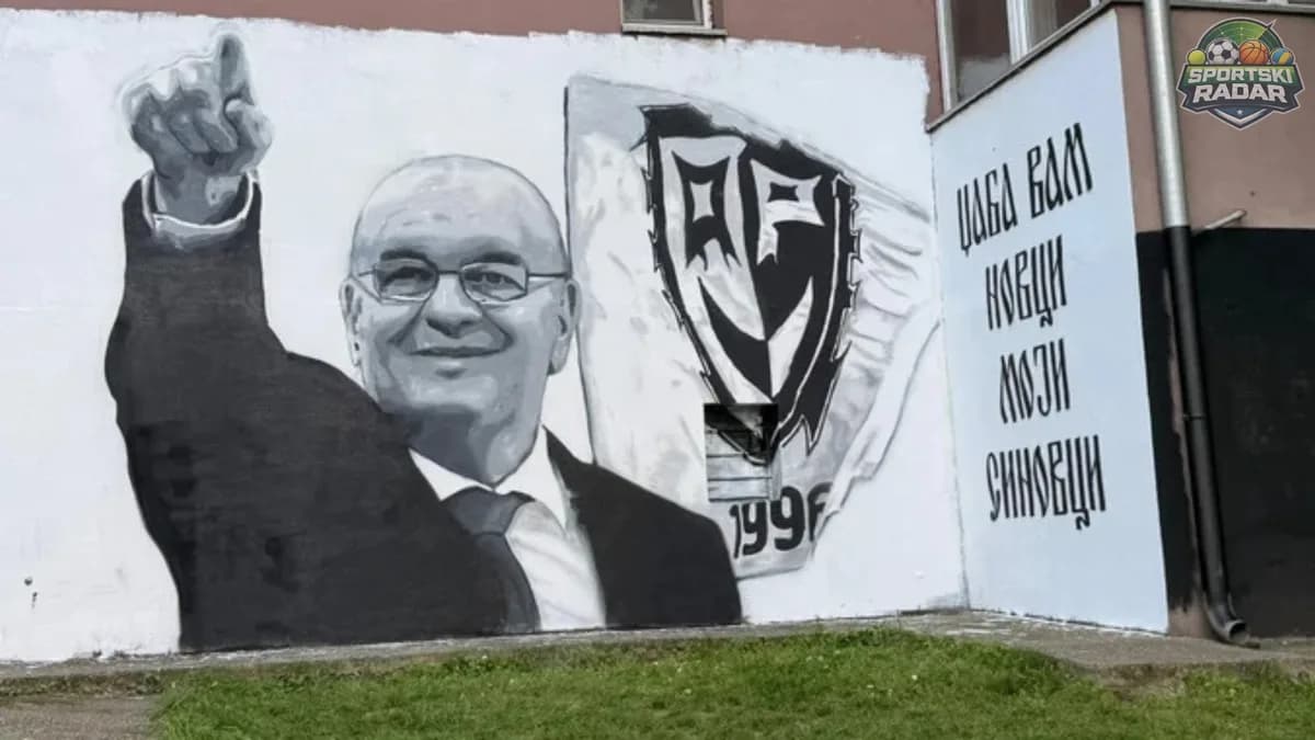 Mural Duška Vujoševića osvanuo na Karaburmi
