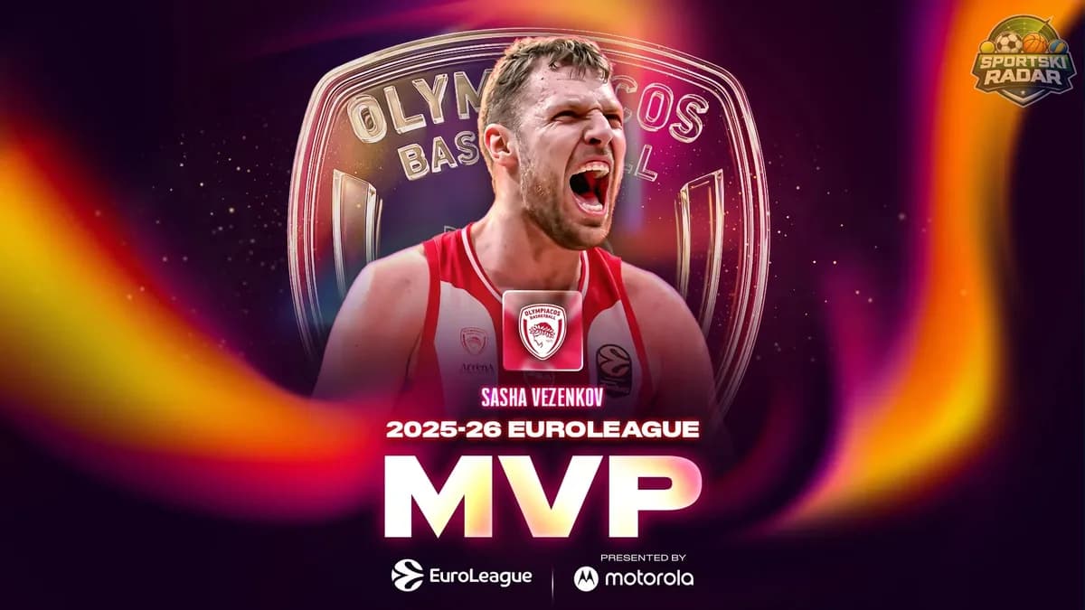 Vezenkov MVP Evrolige! Dominacija igrača Olimpijakosa!