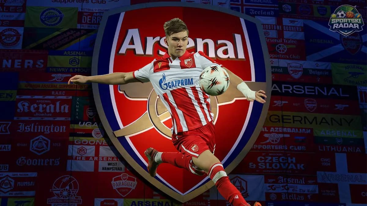 Arsenal želi bisera Zvezde: Vasilije Kostov na radaru Tobdžija