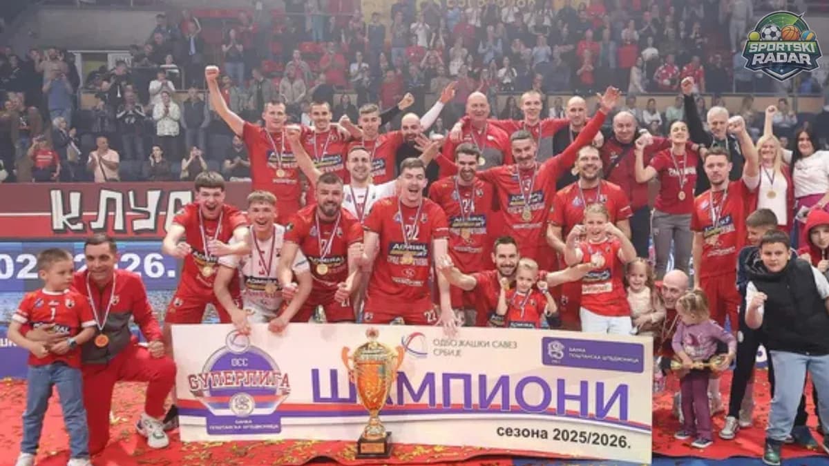 Radnički odbranio titulu šampiona Srbije!