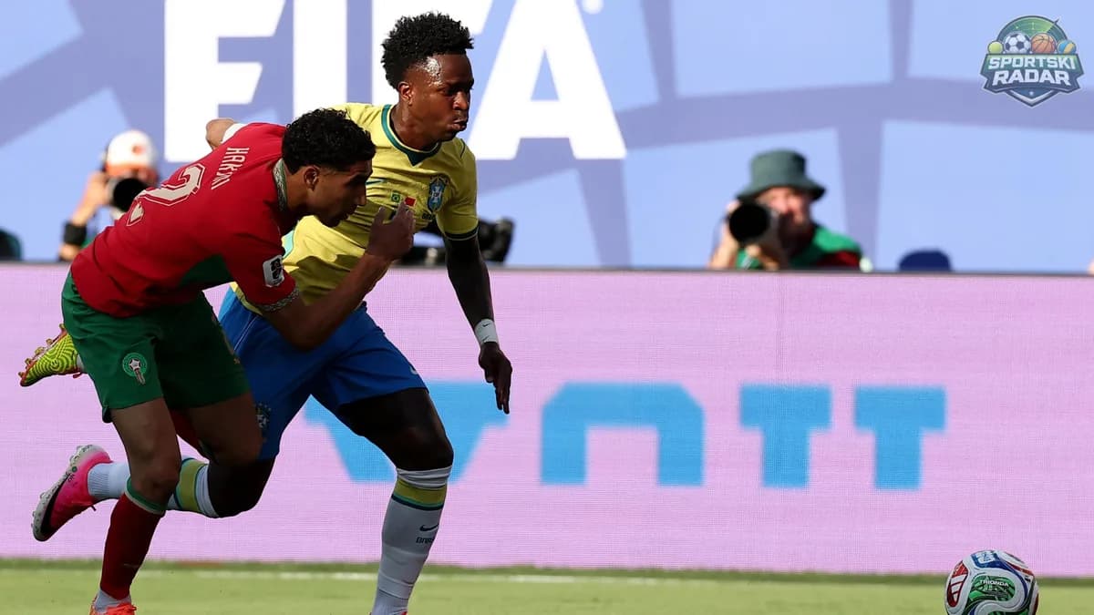 SPEKTAKL NA METLAJFU! Brazil izvukao bod protiv raspoloženog Maroka, Vinisijus spasao Karioke
