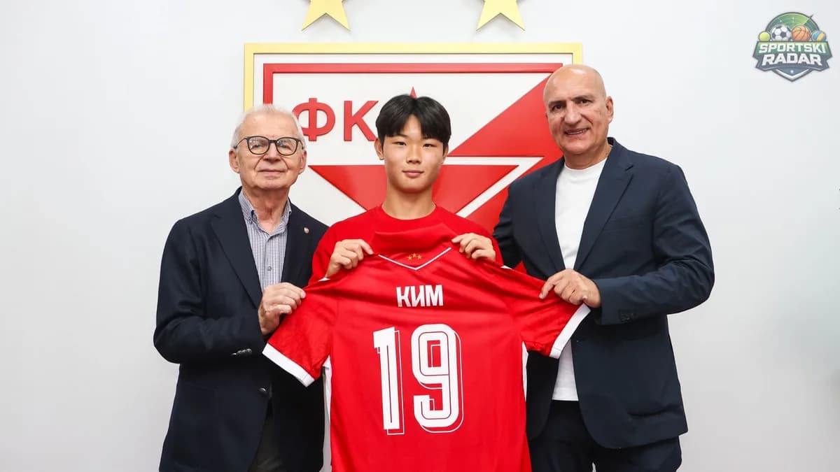 Crvena zvezda dovela mladog Južnokorejca: Je Gon Kim potpisao na pet godina