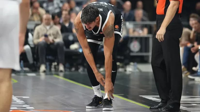 Loše vesti za Partizan: Derek Vilis pauzira nekoliko nedelja