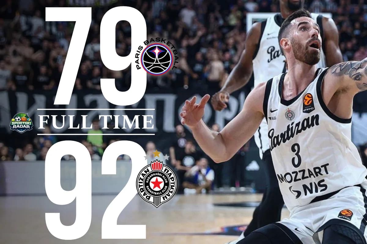 CRNO-BELA KOŠARKAŠKA RAPSODIJA U GRADU SVETLOSTI: Partizan pregazio Pariz i sa maksimalnih 2-0 najavio pohod na Minhen!
