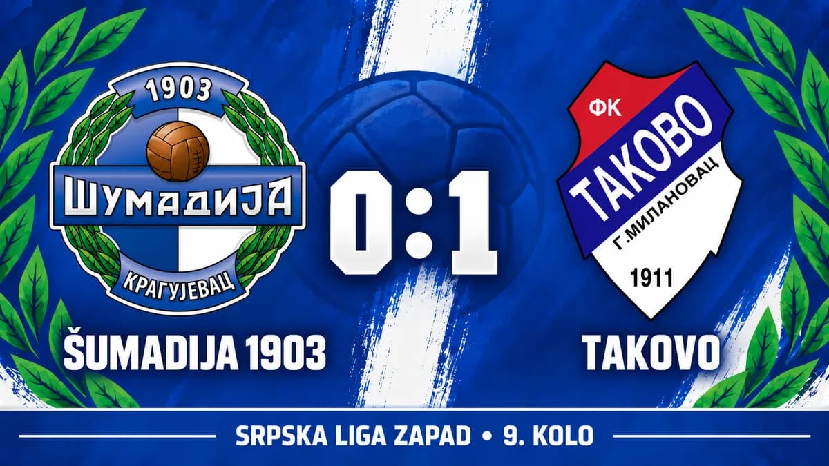 Vlašković presudio Šumadiji 1903: Takovo odnelo tri boda