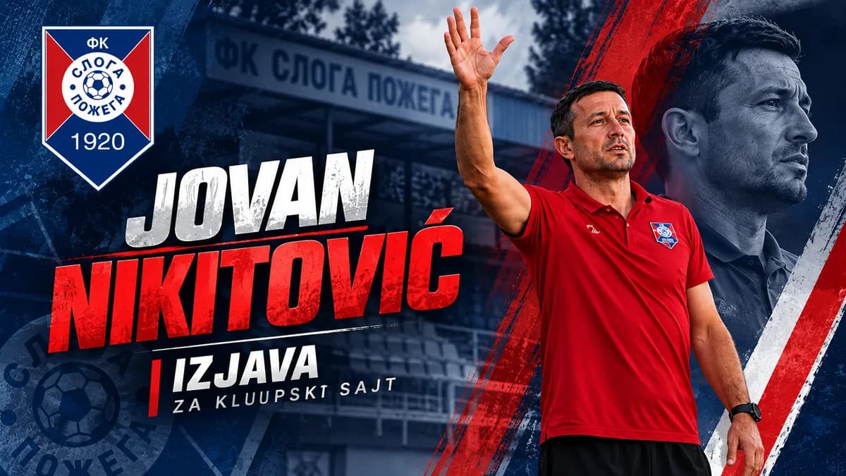 Nikitović pred Jedinstvo Puteve: „Moramo da pokažemo karakter i što pre se podignemo“