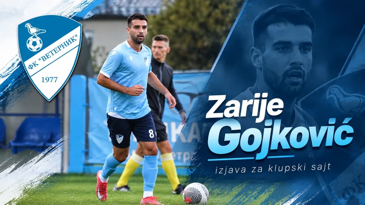 Gojković veruje u Veternik: „Imamo kvalitet da se izdignemo i nastavimo sa dobrim rezultatima!“