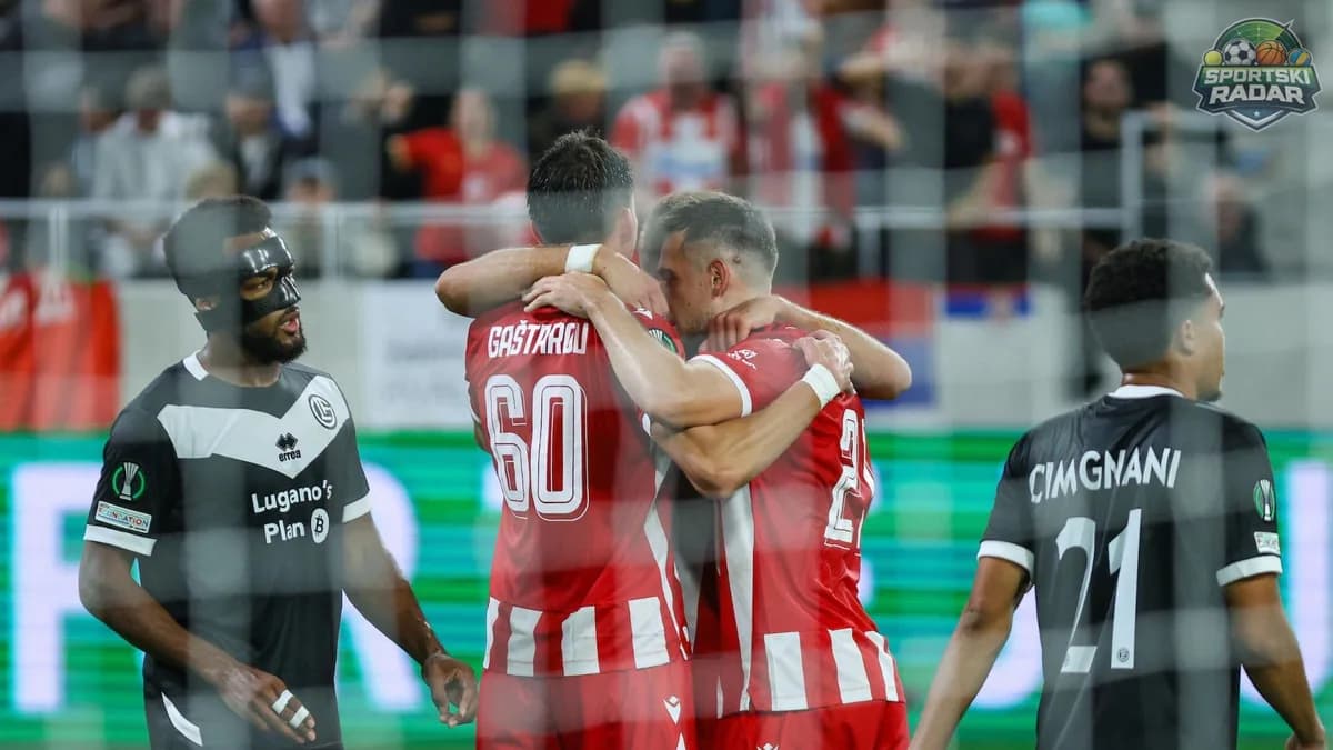 ZVEZDA PALA U ZAVRŠNICI: Lugano za šest minuta srušio crveno-bele!