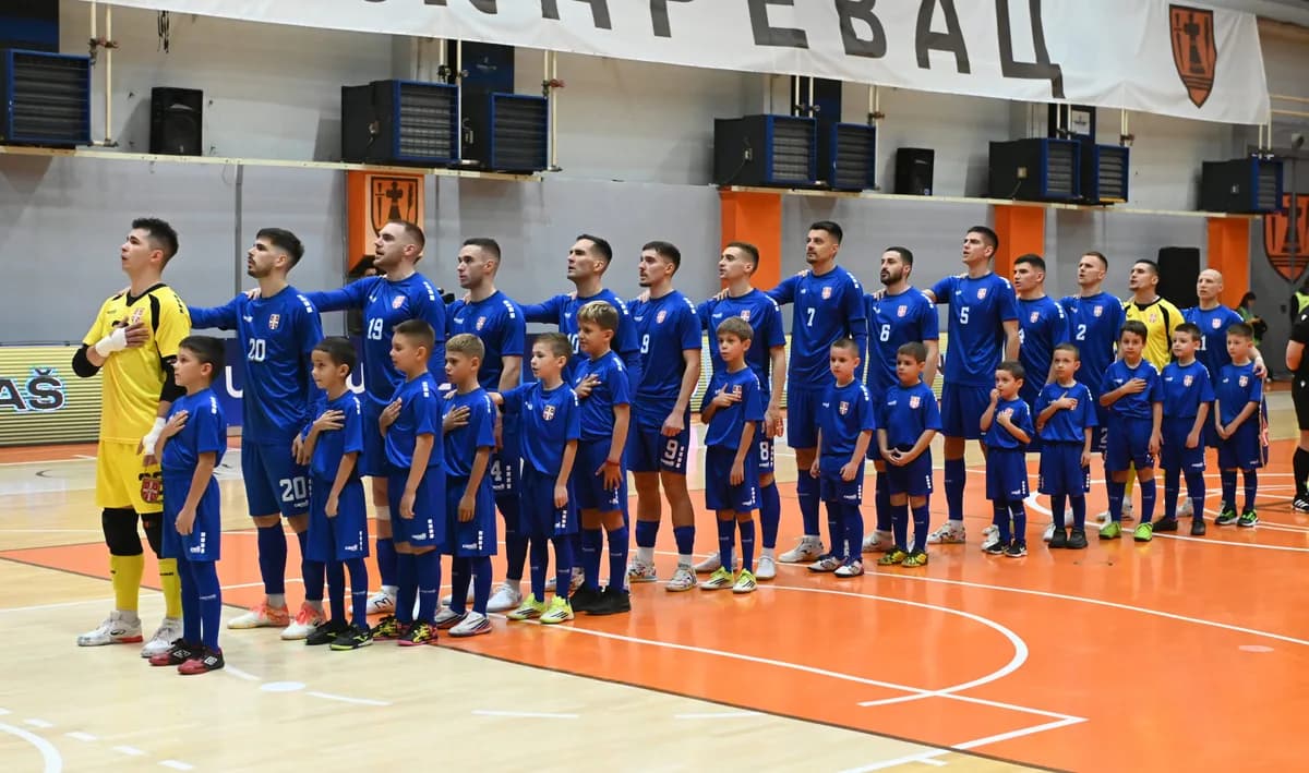 „ORLOVI“ POKORILI POŽAREVAC: Futsaleri Srbije ubedljivim trijumfom protiv Andore otvorili mundijalski put!