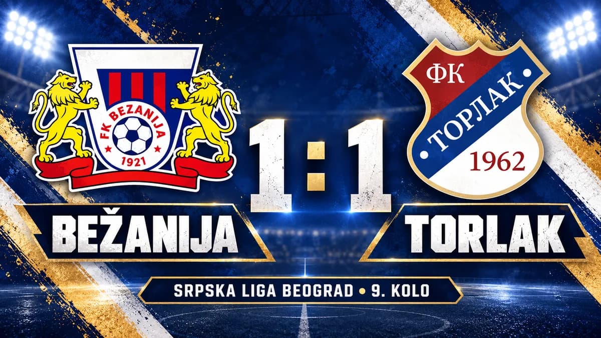 Torlak sačuvao bod u Bežaniji i ostao u vrhu