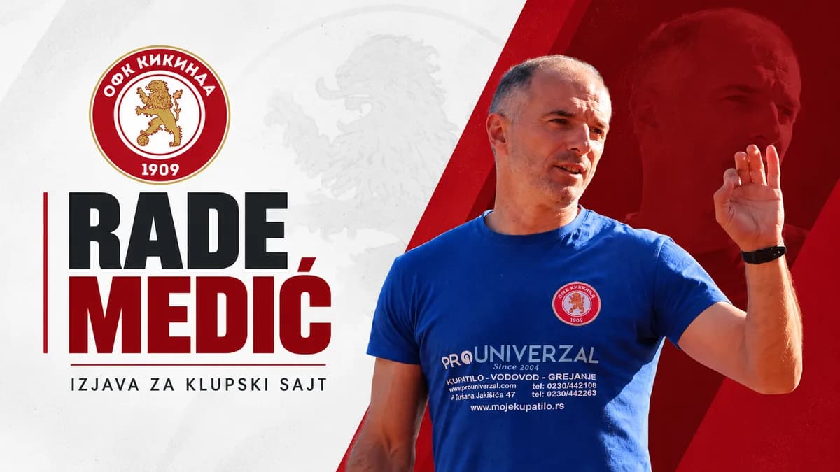 Medić pred duel sa liderom: „Prilika da vidimo gde smo i šta smo“