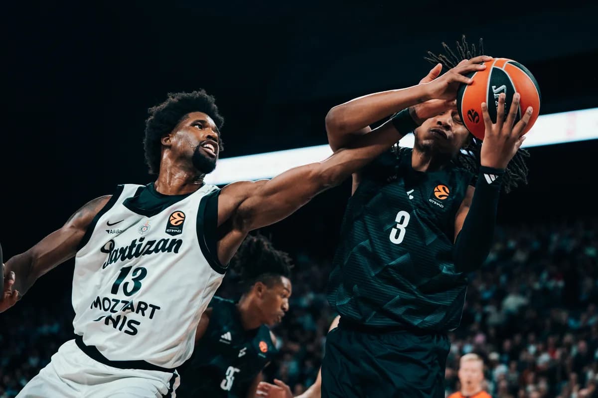 ŠOK U LIONU: Partizan ispustio +11, crno-beli bez poena iz igre u finišu prepustili pobedu Asvelu! — slika 2
