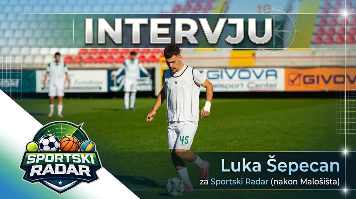 ​EKSKLUZIVNO | Luka Šepecan za Sportski radar: „Rad i strpljenje su se isplatili, pogodak u finišu je kruna naše pobede!”