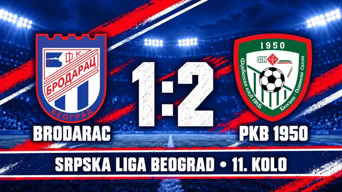 Brodarac ostao bez bodova: Pavlovićev gol nije bio dovoljan protiv PKB-a