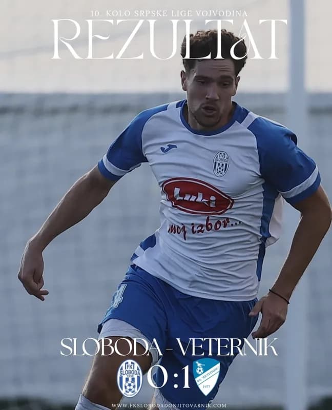 Sloboda poražena od Veternika: Jedan pogodak odlučio pobednika