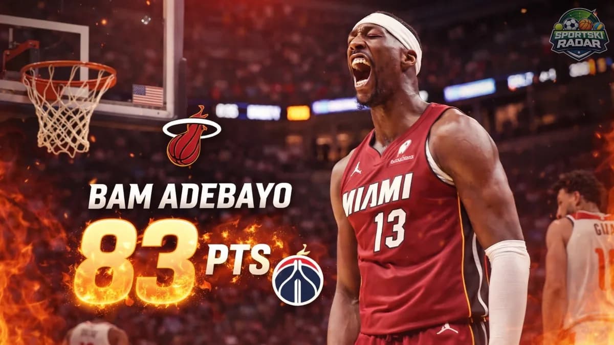 ADEBAJO ISPISAO ISTORIJU NBA: 83 POENA PROTIV VAŠINGTONA, PRETEKAO KOBIJA BRAJANTA