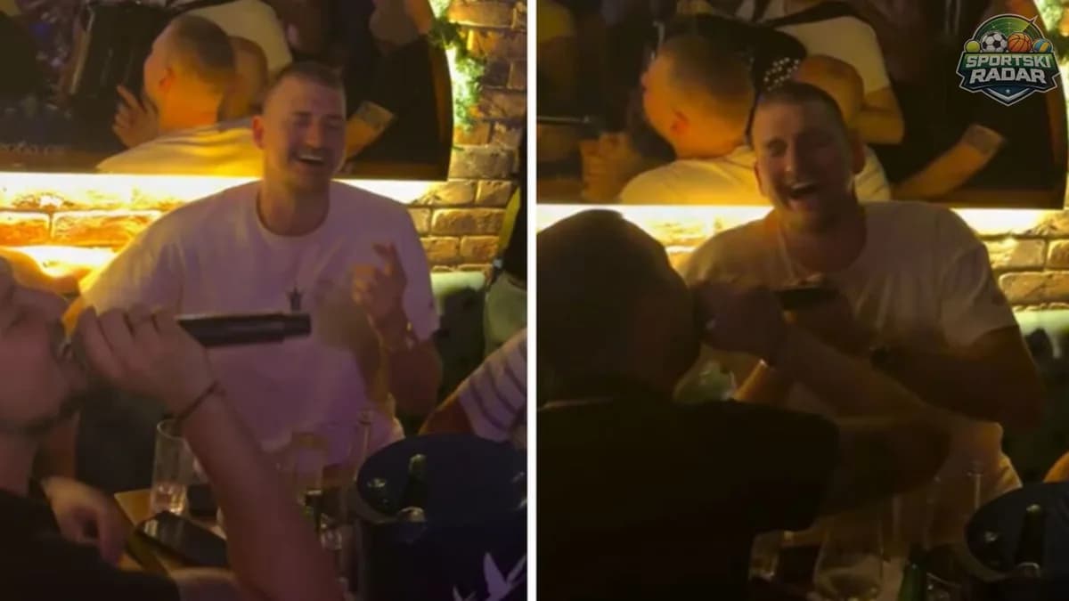Nikola Jokić uživao u provodu u Beogradu! Novi kapiten Srbije opustio se uz narodnjake (VIDEO)