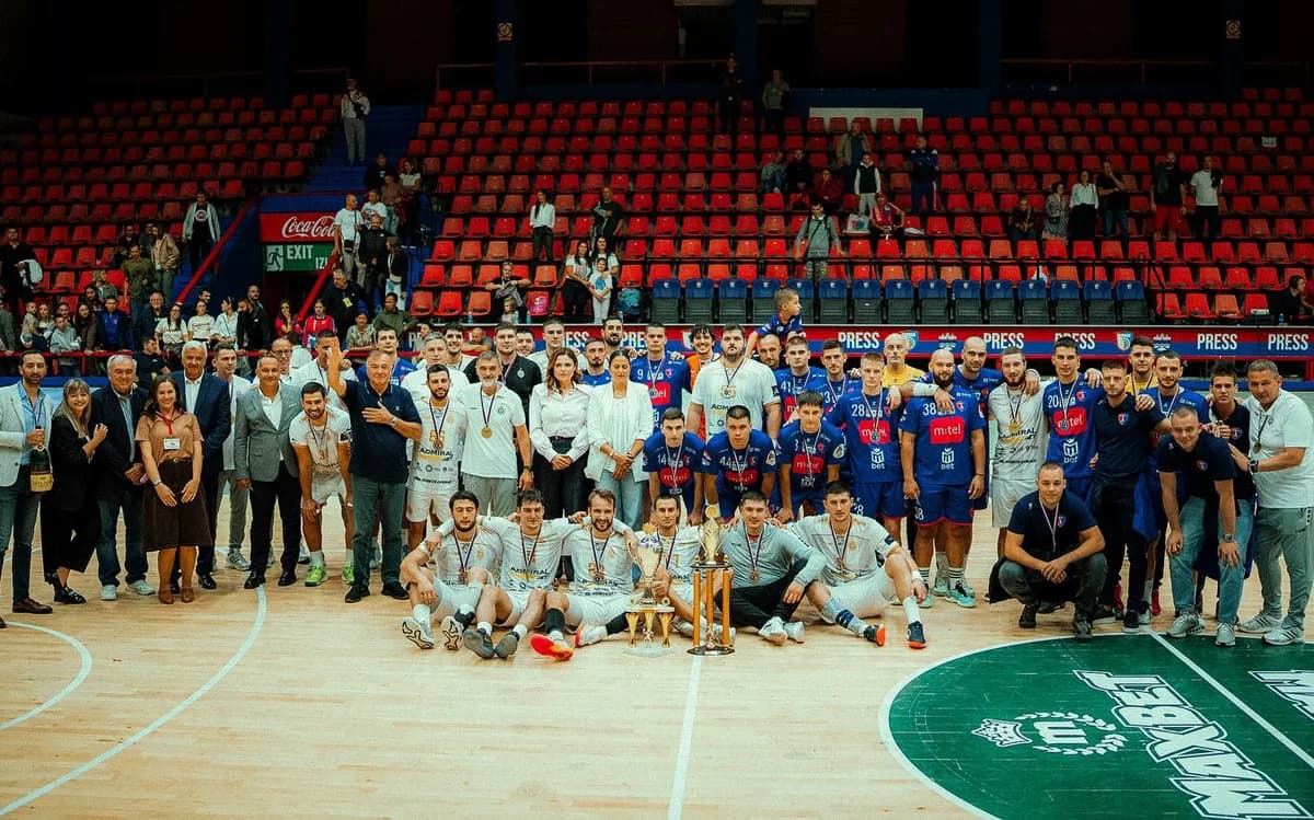 CRNO-BELA RUKOMETNA SILA NE PRESTAJE DA MELJE: Partizan AdmiralBet deklasirao Borac usred Banjaluke i odbranio Svesrpski kup!
