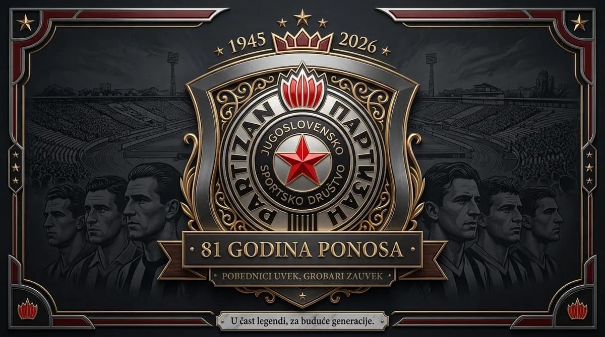 OSAM DECENIJA I GODINA VIŠE: JSD i FK Partizan proslavili 81. rođendan crno-bele magije!