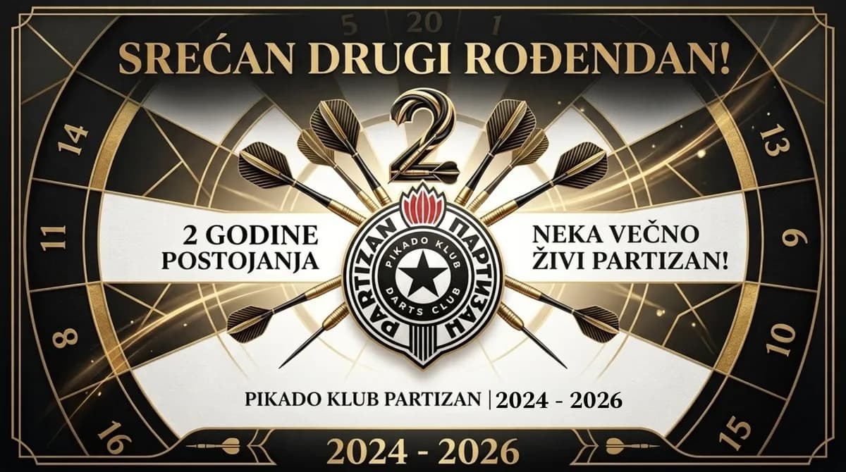 CRNO-BELA EKSPANZIJA DOSTIGLA METU: Pikado klub Partizan slavi 2. rođendan i juriša ka eliti!