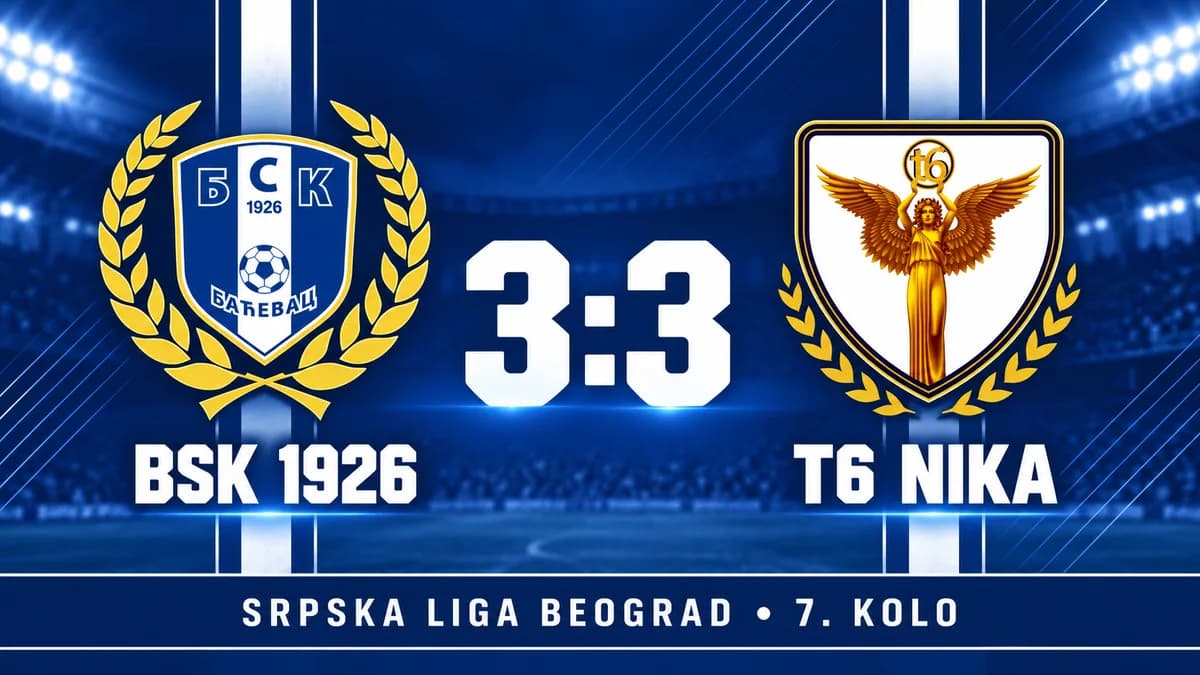 Autogol u završnici doneo BSK-u bod protiv T6 Nike