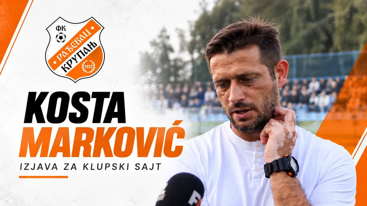 Marković pred Napredak: „Na gostovanju je svaki bod dobar“