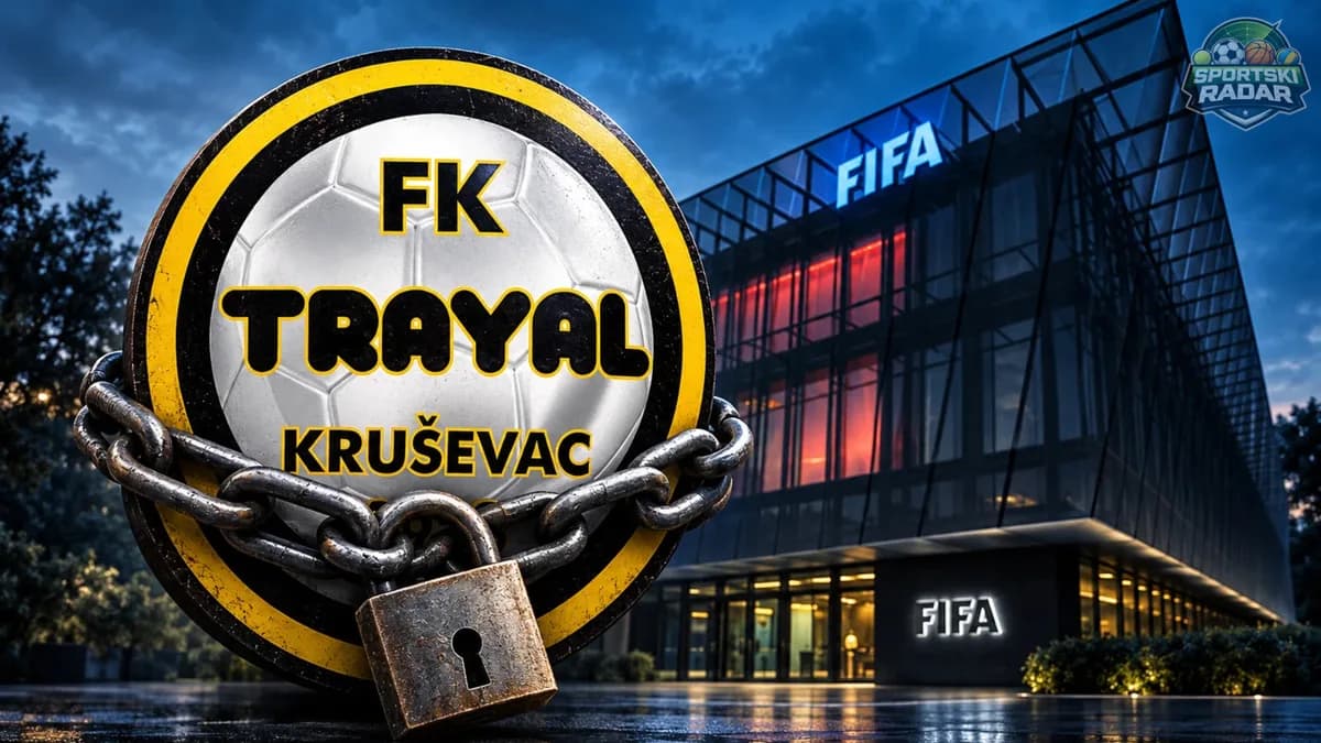 FIFA NE PRESTAJE DA REŽE: Suspendovan i peti klub iz Srbije, kruševačkom Trajalu zabranjena registracija igrača po dva osnova!