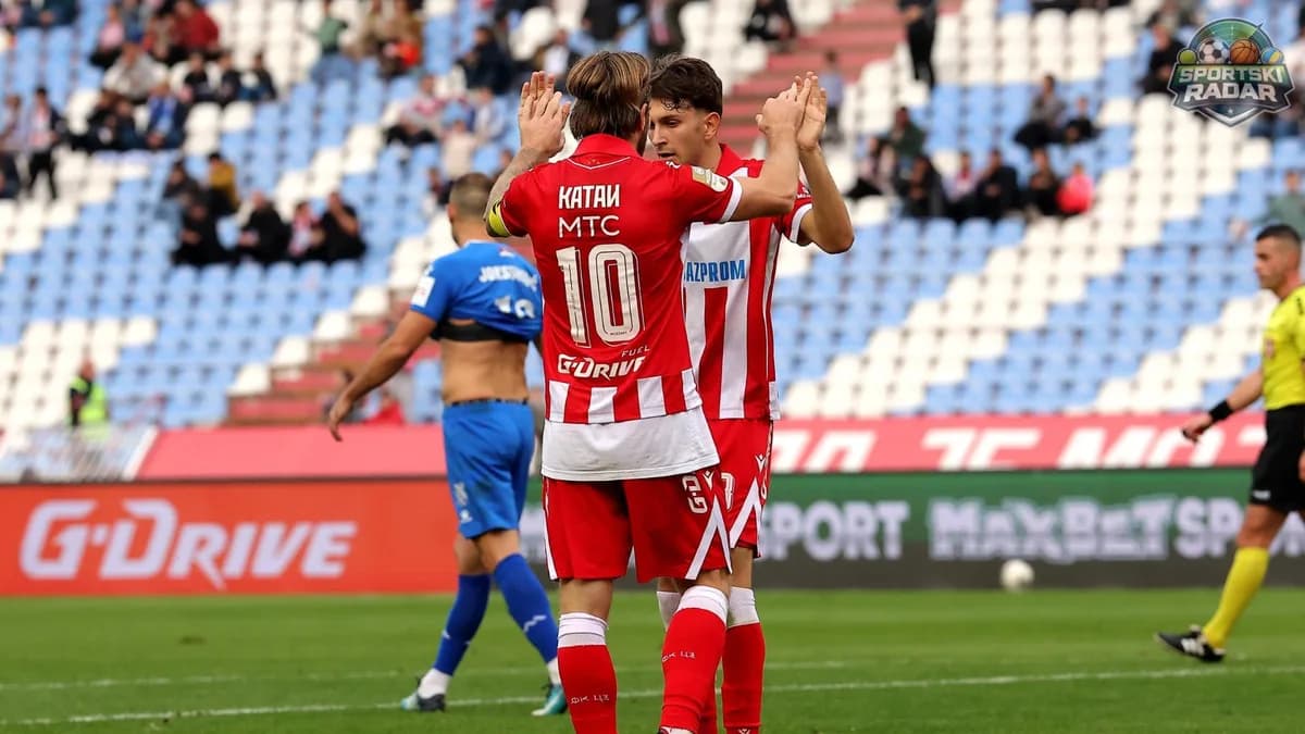 ZVEZDINA PETARDA NA MARAKANI: Katai otvorio put, petorica strelaca za ubedljivih 5:1!