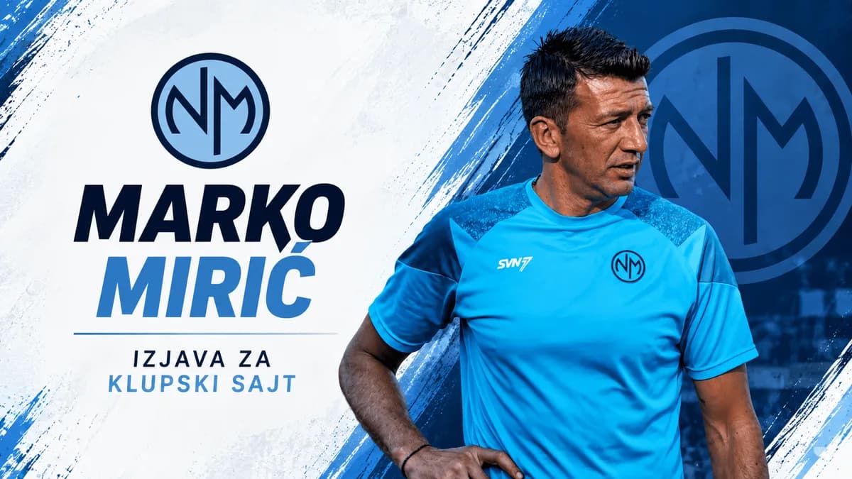 Mirić pred gostovanje Realu: „Nema kukanja, verujem da možemo do prve pobede na strani“