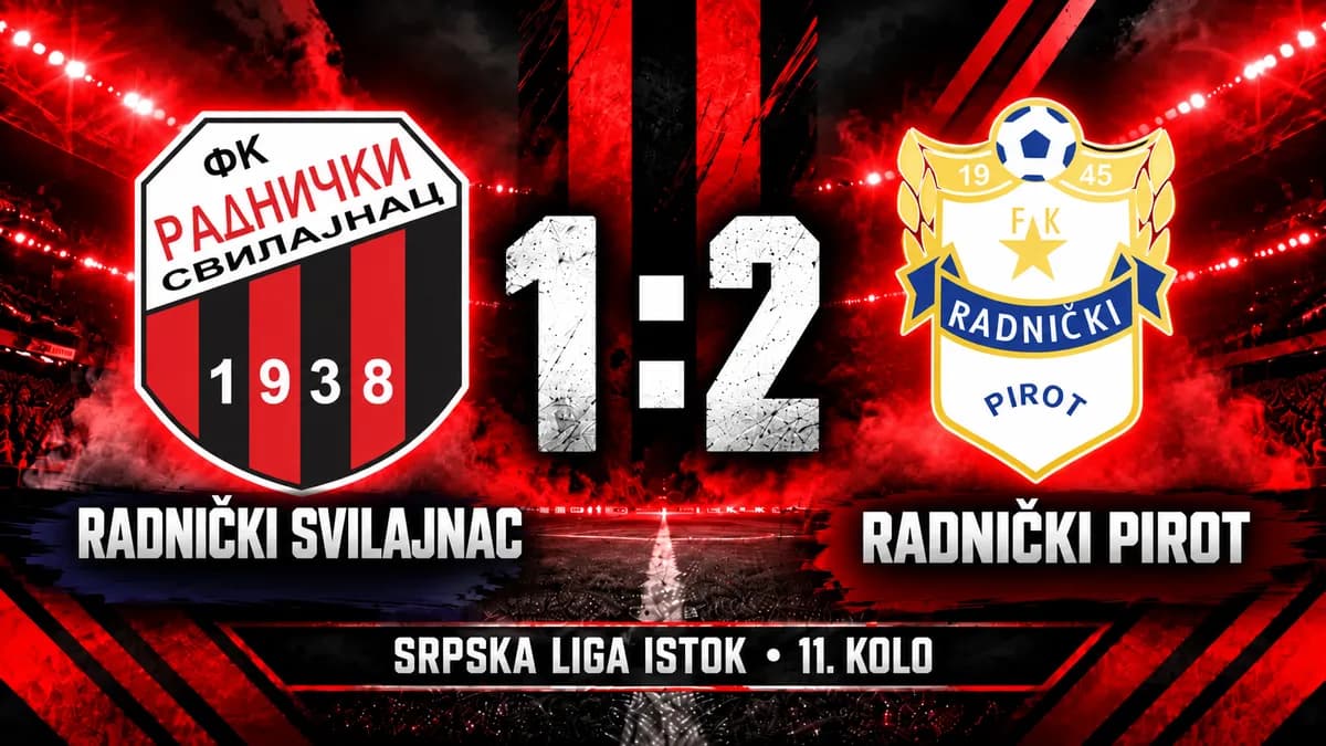 Radnički izgubio od imenjaka iz Pirota na Bojači