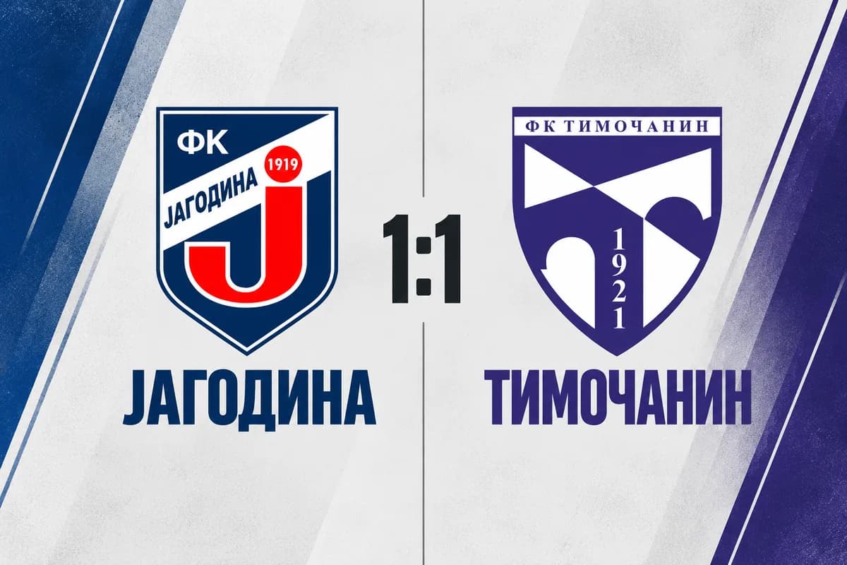 Jagodina remizirala sa Timočaninom u 11. kolu Srpske lige Istok