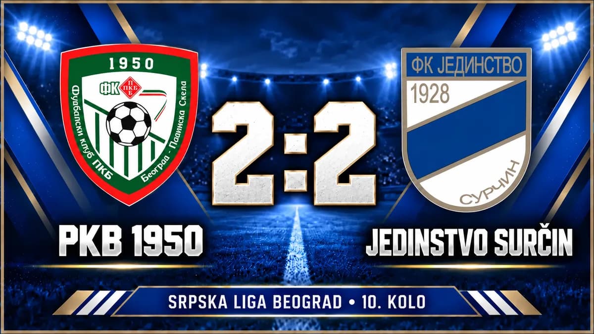 Jedinstvo se dva puta vraćalo u meču sa PKB-om i osvojilo bod