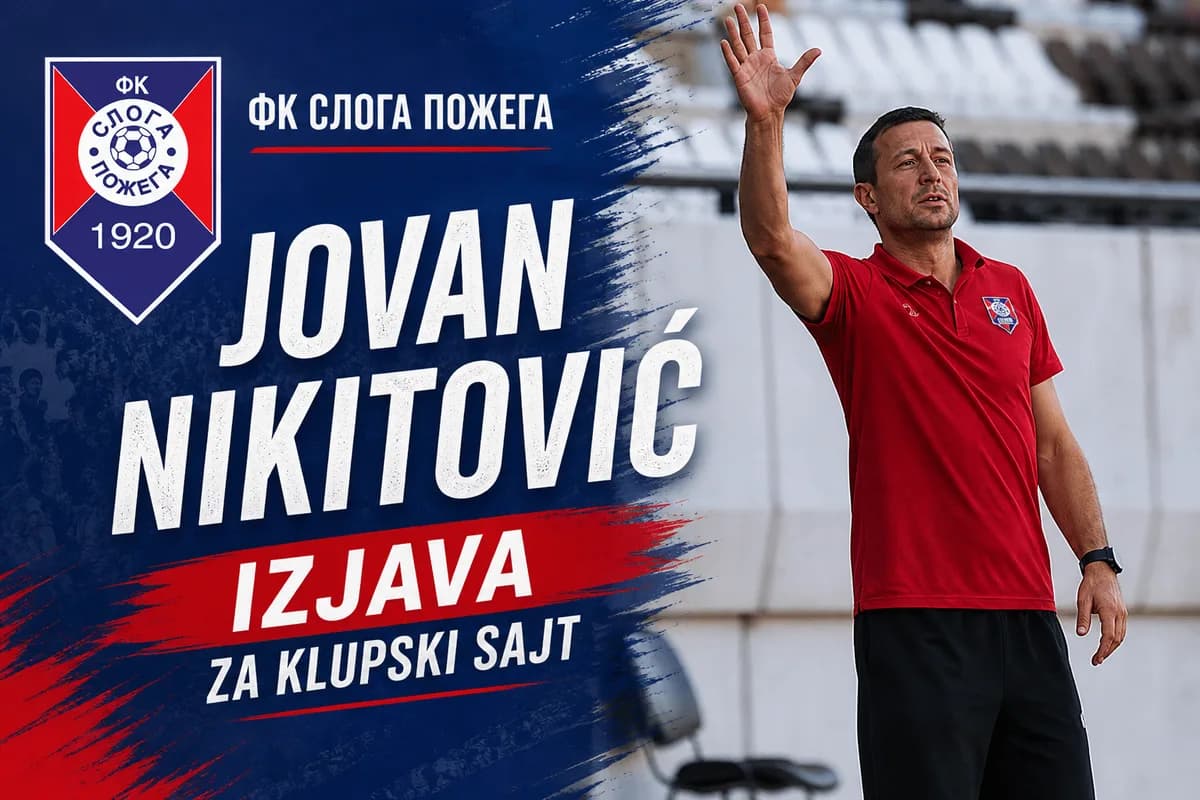 Nikitović pred Šumadiju: „Moramo biti agresivni i pokazati veću želju da bismo došli do bodova“