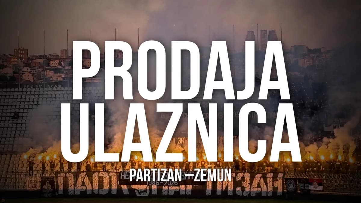 POČELA PRODAJA KARATA ZA ZEMUN: Partizan poziva navijače u Humsku, sezonske ulaznice važe za nedeljni okršaj!
